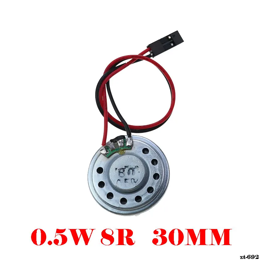 2piece  8 32 Ohms 8R 32R 0.5W 1W 2W Diameter 20 23 26 28 30 32 36 40 50 MM Ultra-thin Speaker W/  DuPont Line Terminal