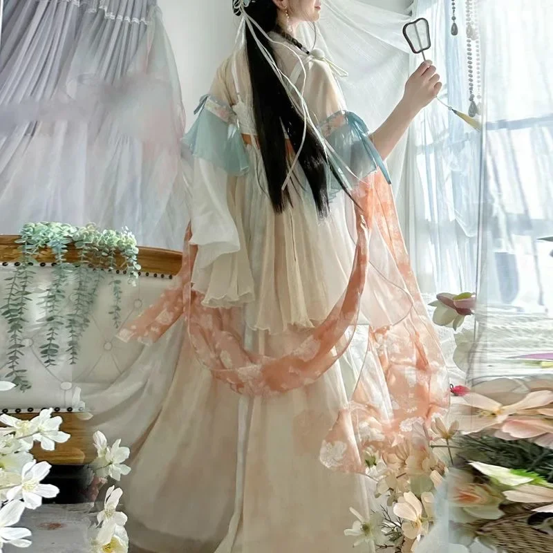 Beautiful Hanfu Traditional Dress Women Ancient Chinese Princess Cosplay Costume for Party Vestido Embroidery Fairy Hanfu Sets