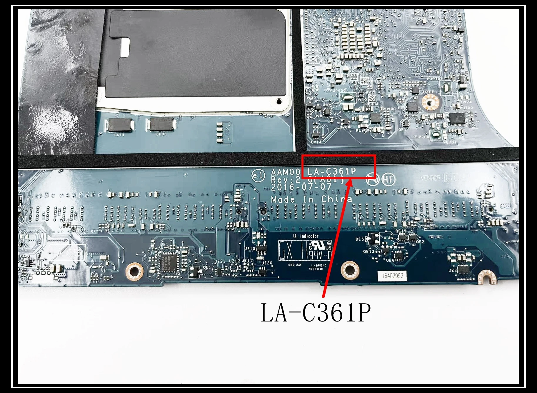 For Dell Precision M5510 Laptop Motherboard LA-C361P DDR4 With i5-6300HQ I7-6820HQ CPU M1000M GPU 100% Test Work