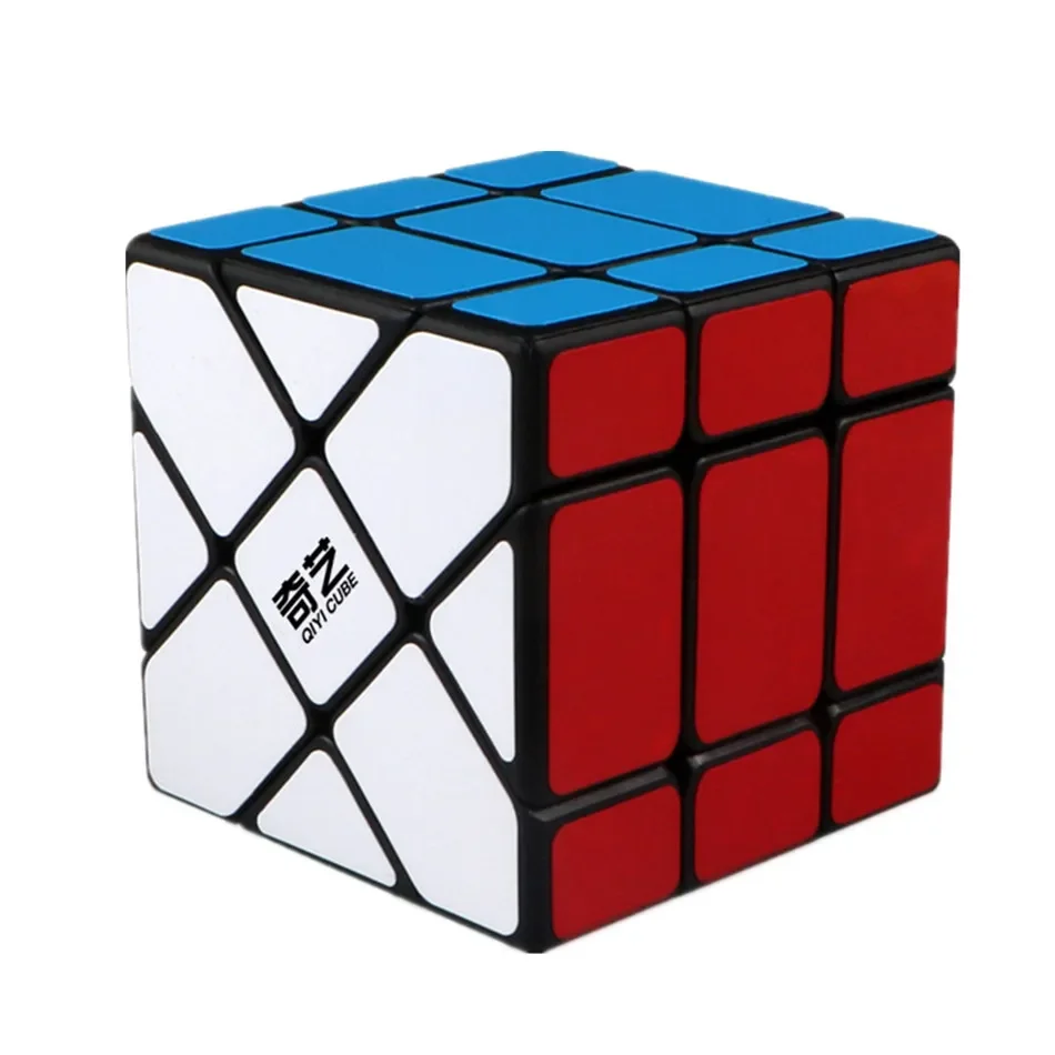 Qiyi 3X3 Fisher Cube Velocità Magia Felice Educazione precoce Puzzle Apprendimento Felice Cedo Giocattoli educativi per bambini Giocattolo regalo per bambini