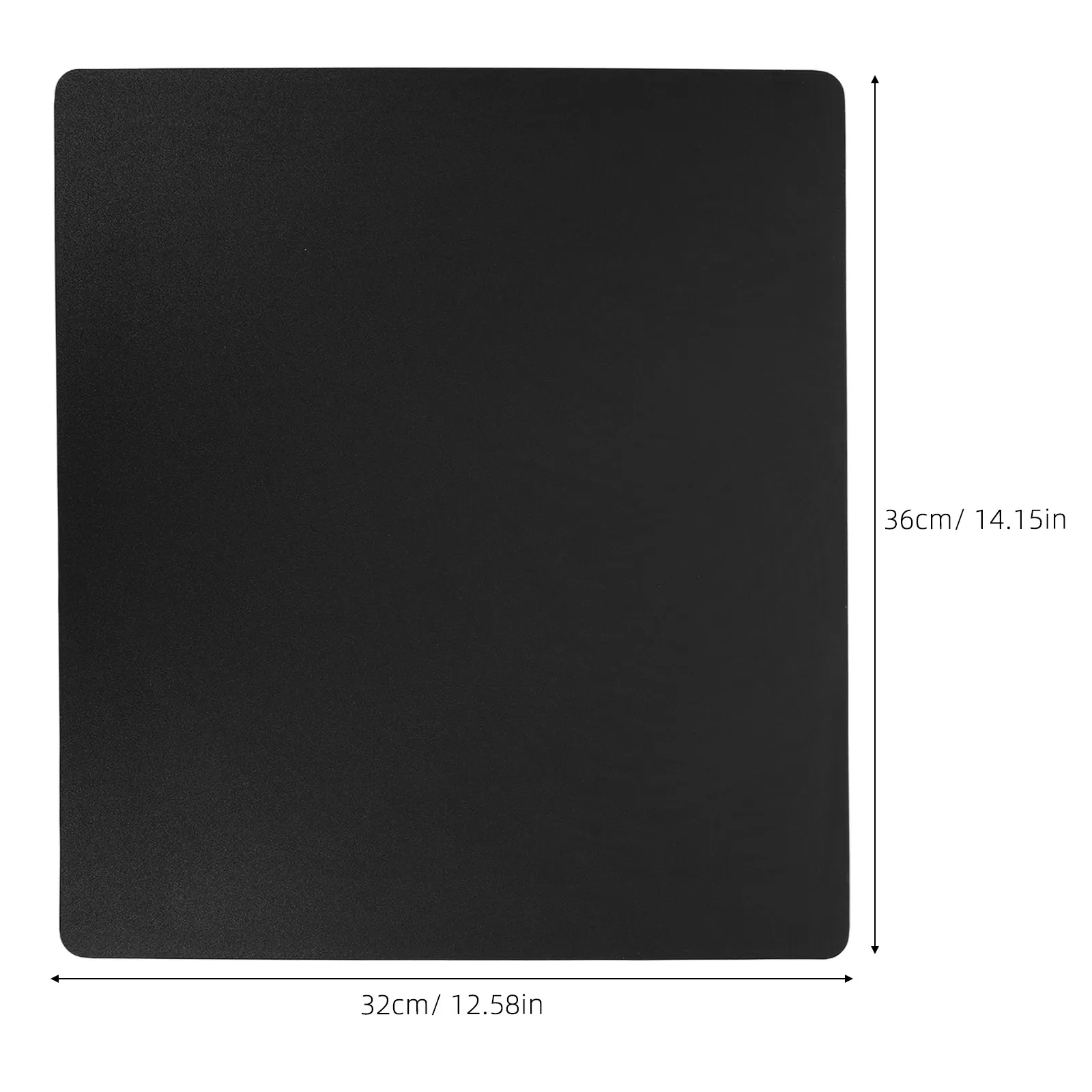 Glass Mousepad 14.17x12.60 Tempered Glass Surface Anti Slip Base Precision Speed Control Gaming Mousepad Esports Mat