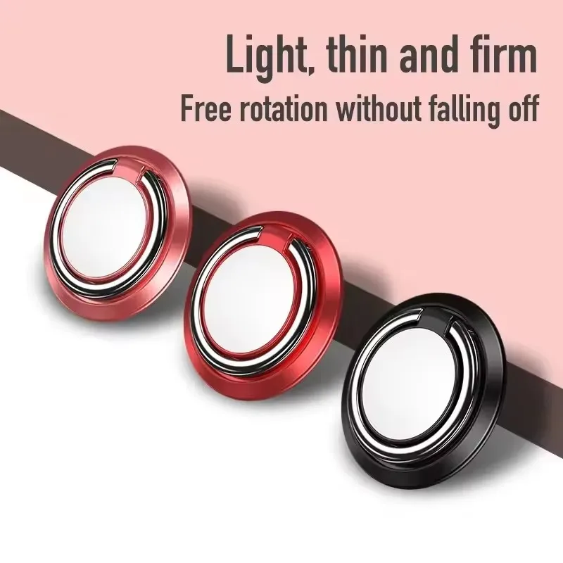 Universal Finger Ring Holder Stand 360° Degree Rotatable Phone Back Sticker Holder For iPhone Huawei Samsung Xiaomi Mobile Phone view 2