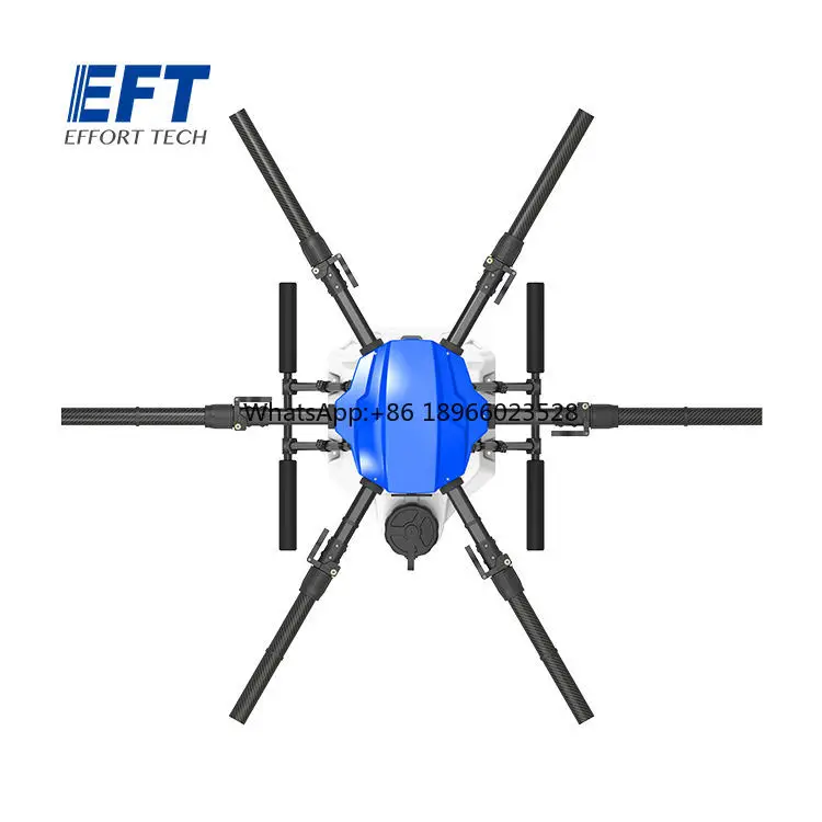 

Hot selling EFT E616P blue agriculture UAV full payload 16L promotional multi-rotor outdoor use cargo drone