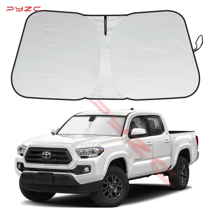 

Windshield Sunshade for Toyota Tacoma 2016-2024 Sun Shade Blocks UV Rays Keep Your Car Cooler