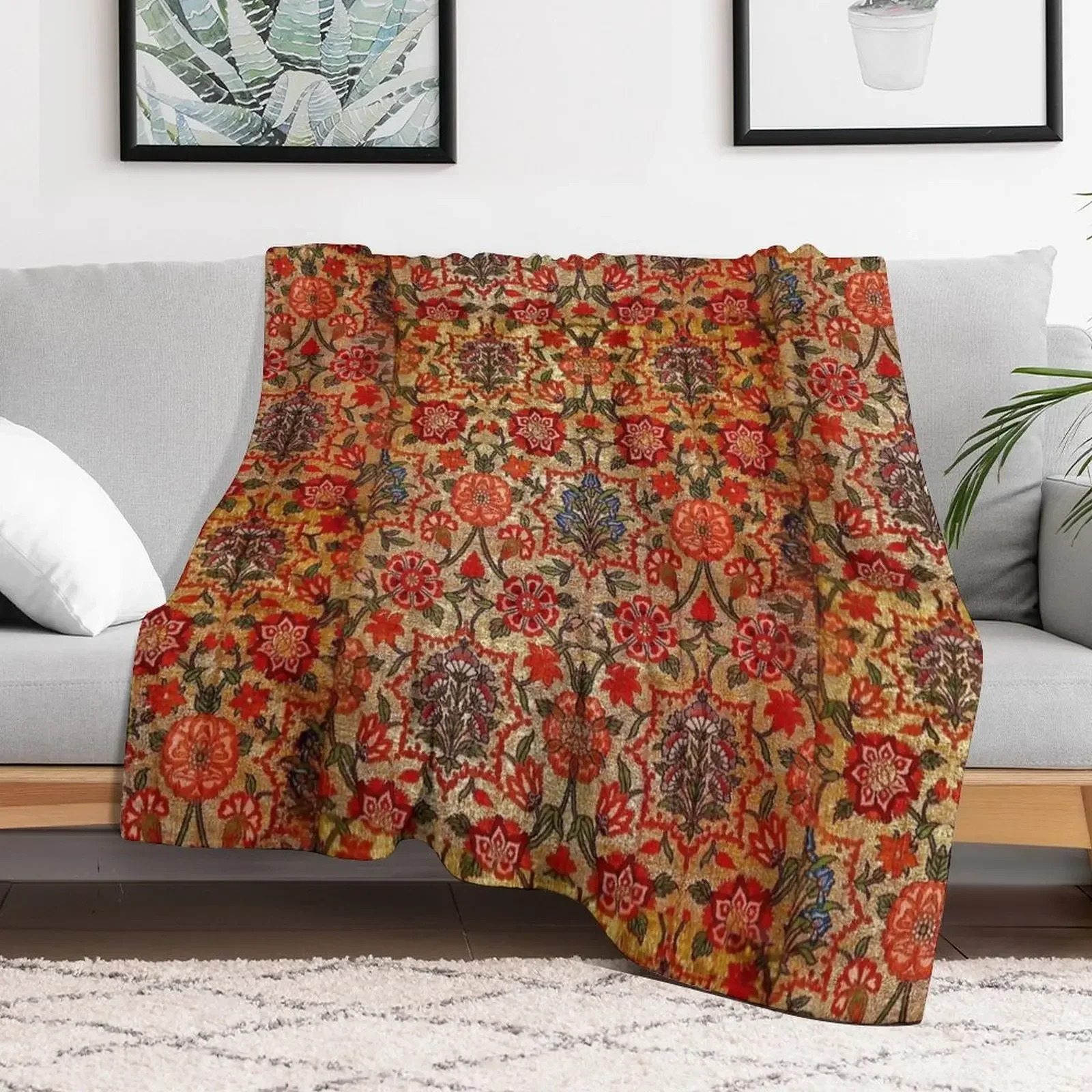 

Ancient Turkish tapestry Throw Blanket funny gift Tourist Blankets