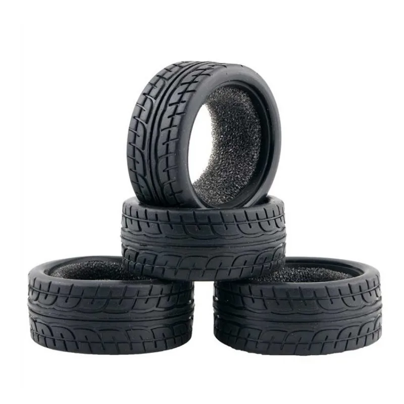 

4pcs 1/10 1/12 1/14 1/16 flatbed sports car RV racing tires