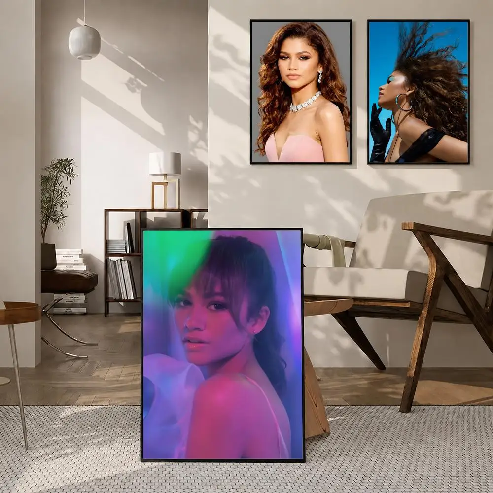 Actor Zendaya Poster High-definition  stickers, suitable for bedroom, living room, home decoration