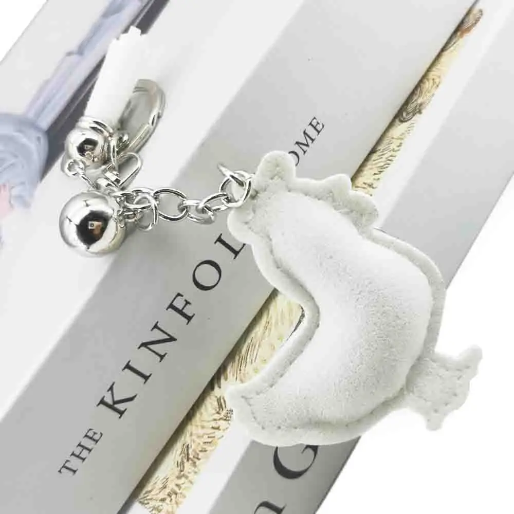 Creative Cute Little Chicken Crystal Car Keychain Ring Animal Hen Girl Bag Pendant Gift