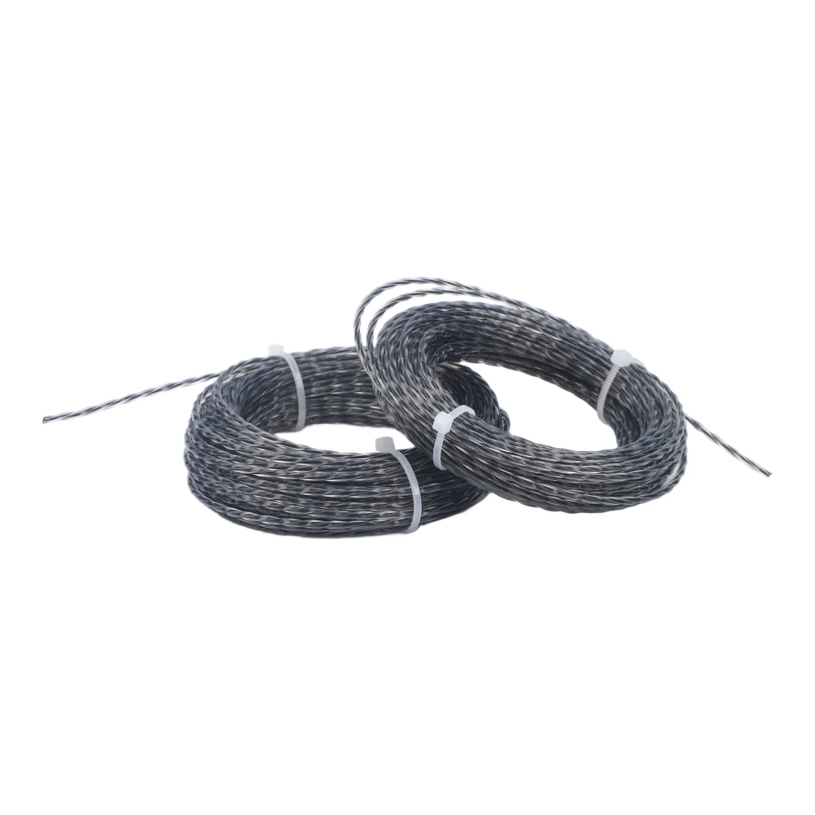 2 Pieces Core Reinforced Trimmer Line 10 Meters Diameter 2 0 4 0 mm Nylon Replacement for Electric Lawn and Garden Tools
