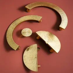 New Cabinet Handle High-end Creative Hand Hammer Pattern Flat Cabinet Door Handle Cabinet Handle Home Decoration Hardware