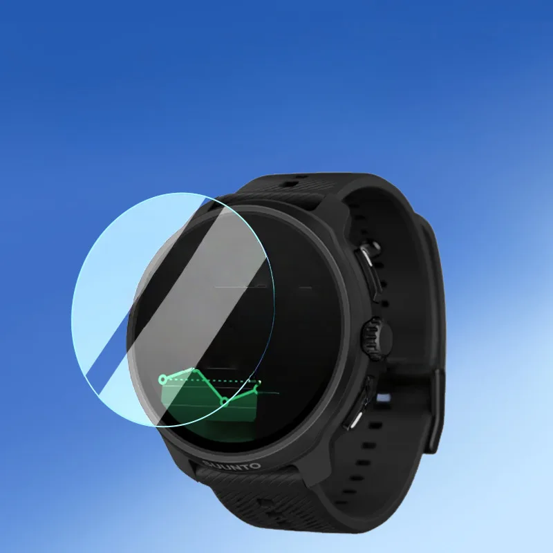 لـ SUUNTO RACE 2 واقي هيدروجيل ناعم من مادة TPU، شفاف عالي الدقة، مضاد للخدش، خالي من الفقاعات، رفيع للغاية، شاشة ساعة من الحافة إلى الحافة G