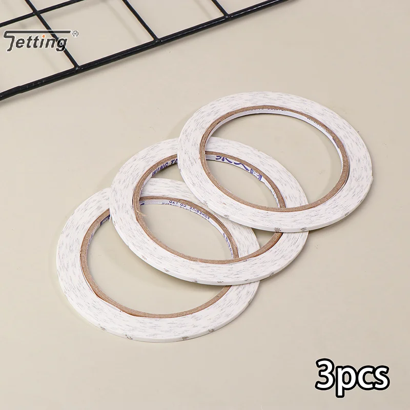 3Pcs 0.3mm*18.3m Foam Double-sided Tape Lcd For Phone Computer Repair Touch Screen Mirror Dust-proof Sealing Adhesive Tape