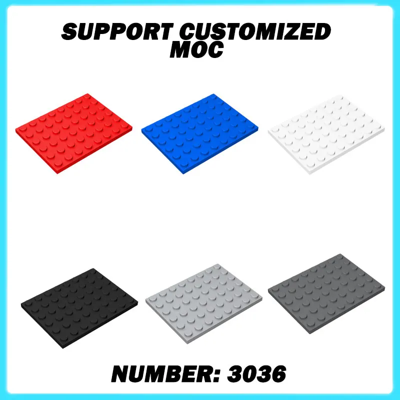 ชุดตัวต่อ MOC 3036 แผ่น 6x8 ชิ้น บล็อกตัวต่อไฮเทค ของเล่นเสริมพัฒนาการ DIY สำหรับเด็ก ของขวัญวันเกิด/คริสต์มาส