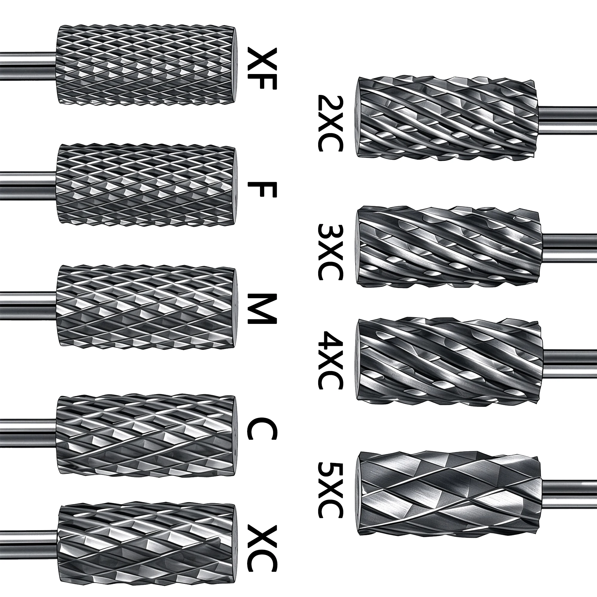 1pc Flat Smooth Nail Drill Bit Tungsten Steel Quick Removal of Nail Art Glue Essential Accessory for Electric Nail Polishing Mac