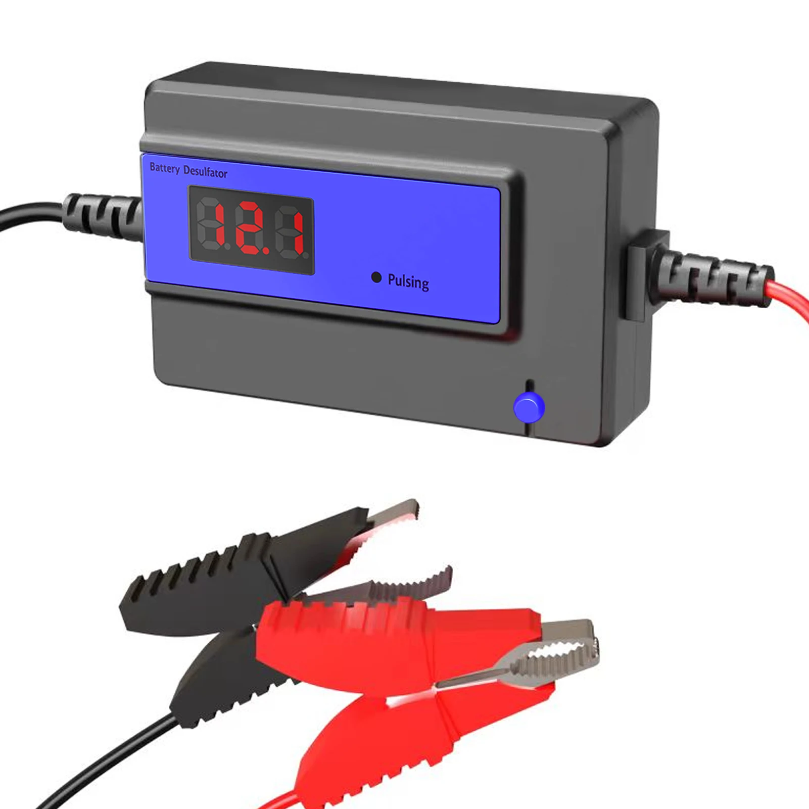 4a Batterij Desulfator, Batterij Onderhouder Ontworpen Voor Auto 'S, Vrachtwagens, Motorfietsen, Atv, Boten, Rv Batterij, Voor 12V,24V,36V,48V