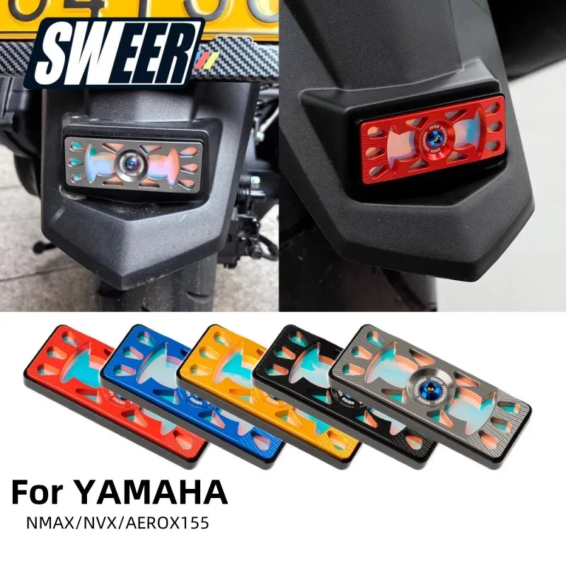 

Светящаяся предупреждающая пленка из алюминиевого сплава для ночного вождения, отражатель света для YAMAHA XMAX300 NMAX155, аксессуары для мотоциклов