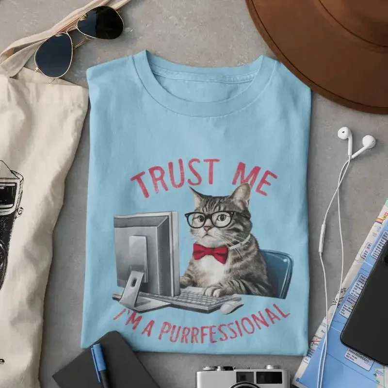 Tech SupporT T Shirt CaT Funny Work s