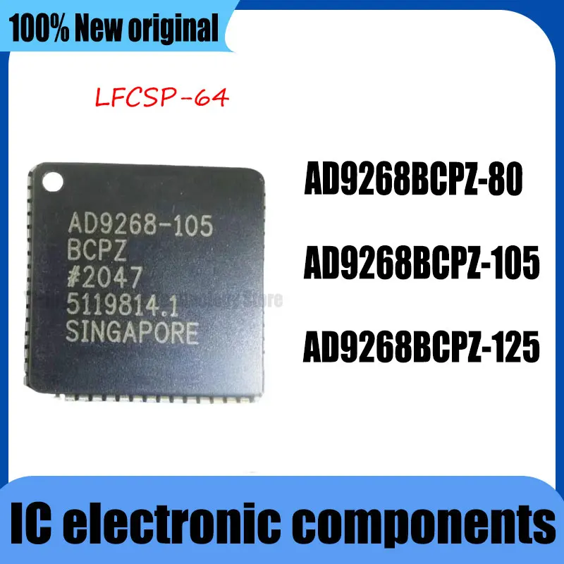 

1PCS NEW AD9268BCPZ-80 AD9268BCPZ-105 AD9268BCPZ-125 AD9268BCPZ AD9268 LFCSP-64 IC Chip
