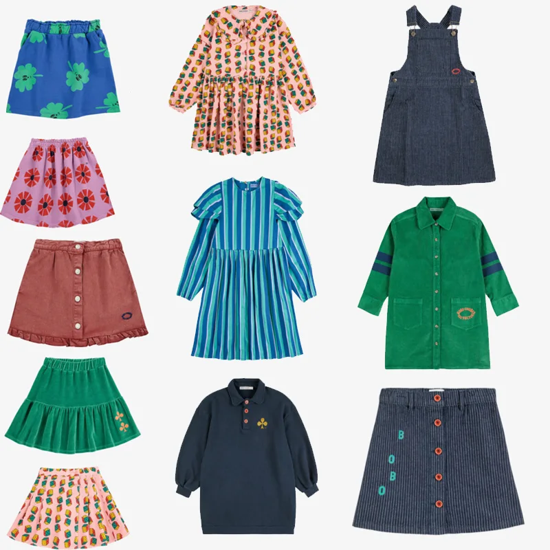 

PER-SALE 2025 Autumn Winter BC Boys Girls Cute Skirts Print Boys Pants Girls Dress Sets Flower Girl Dresses Baby Girl Dress