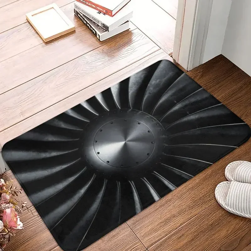 Airplane Jet Engine Floor Door Kitchen Bathroom Mats Indoor Flight Pilot Aviator Aviation Living Room Entrance Carpet Rug