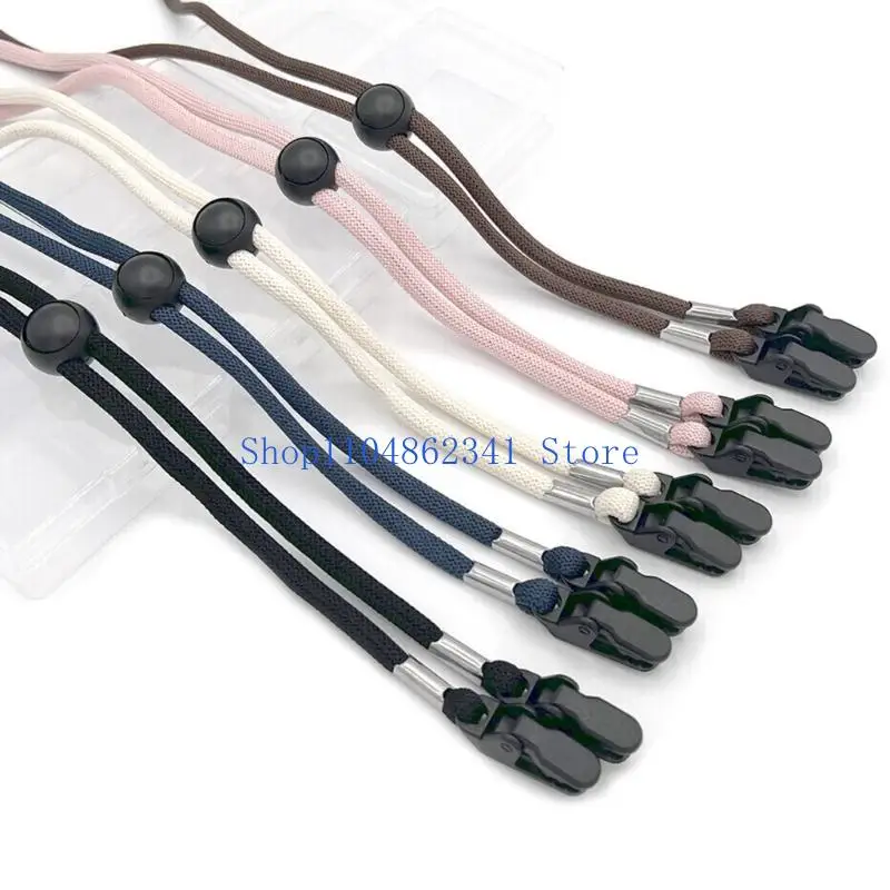 حبل قبعة محمول 5asd للسفر في الهواء الطلق ومشبك حزام قبعة قابل للتعديل للبالغين