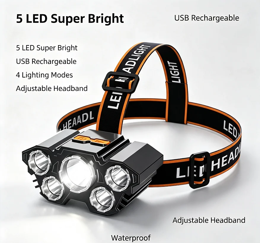 Latarka wędkarska LED HTMCK z  – Outdoor Lighting Ideas For Party recenzja i cena