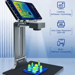 Analizator obrazowania termowizyjne 3D 256X192 PCB Kontrola wycieku Lokalizacja zwarć Zespół błędów PC Naprawa telefonu Kamera termowizyjna