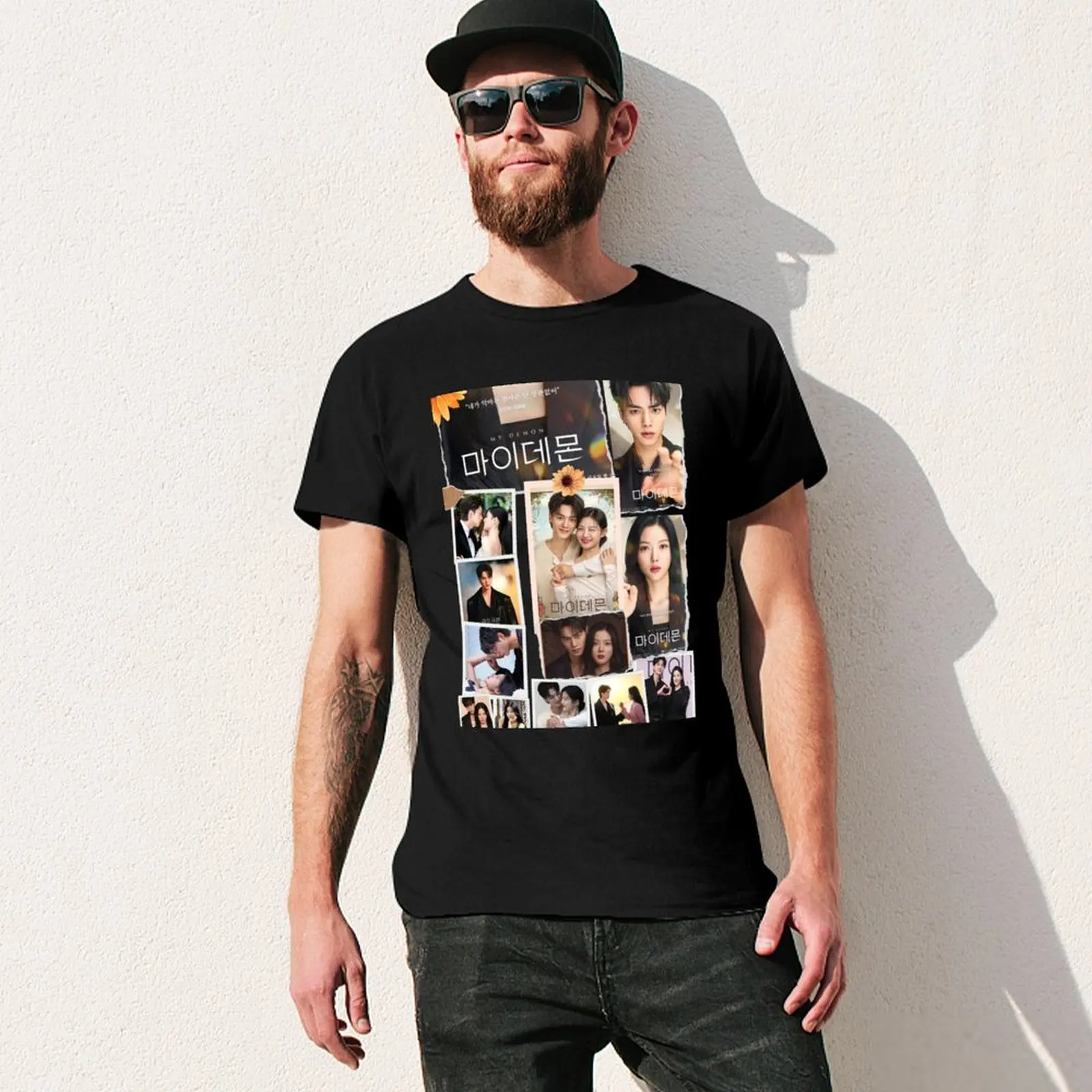 My Demon Kdrama - Kim You Jung - Song Kang T-shirt تي شيرت مضحك مصمم ملابس رجالية فاخرة