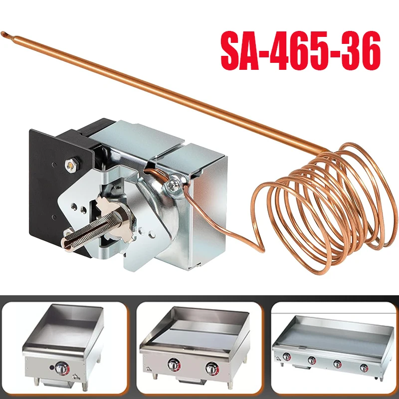 SA-465-36 Electric Griddle Thermostat Control for Star 2T-Z5958 STAR MFG 2T-Z5958 STAR MFG Z5958 AllPoints 46-1368,Temp 100-450F