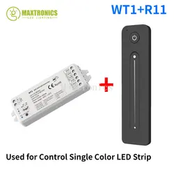 Tuya WT1 DC12V-36V WiFi LED 컨트롤러 2CH Alexa Google 홈 조광기 + 단색 CCT LED 스트립 용 2.4G RF 원격 제어