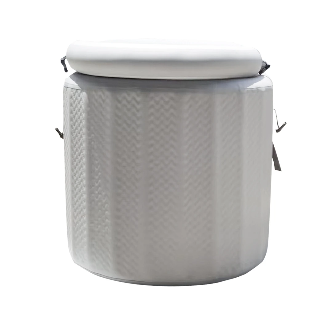 

Портативная надувная складная ледяная ванна из ПВХ для двух человек, бассейн с вышивкой падения, ванна для купания