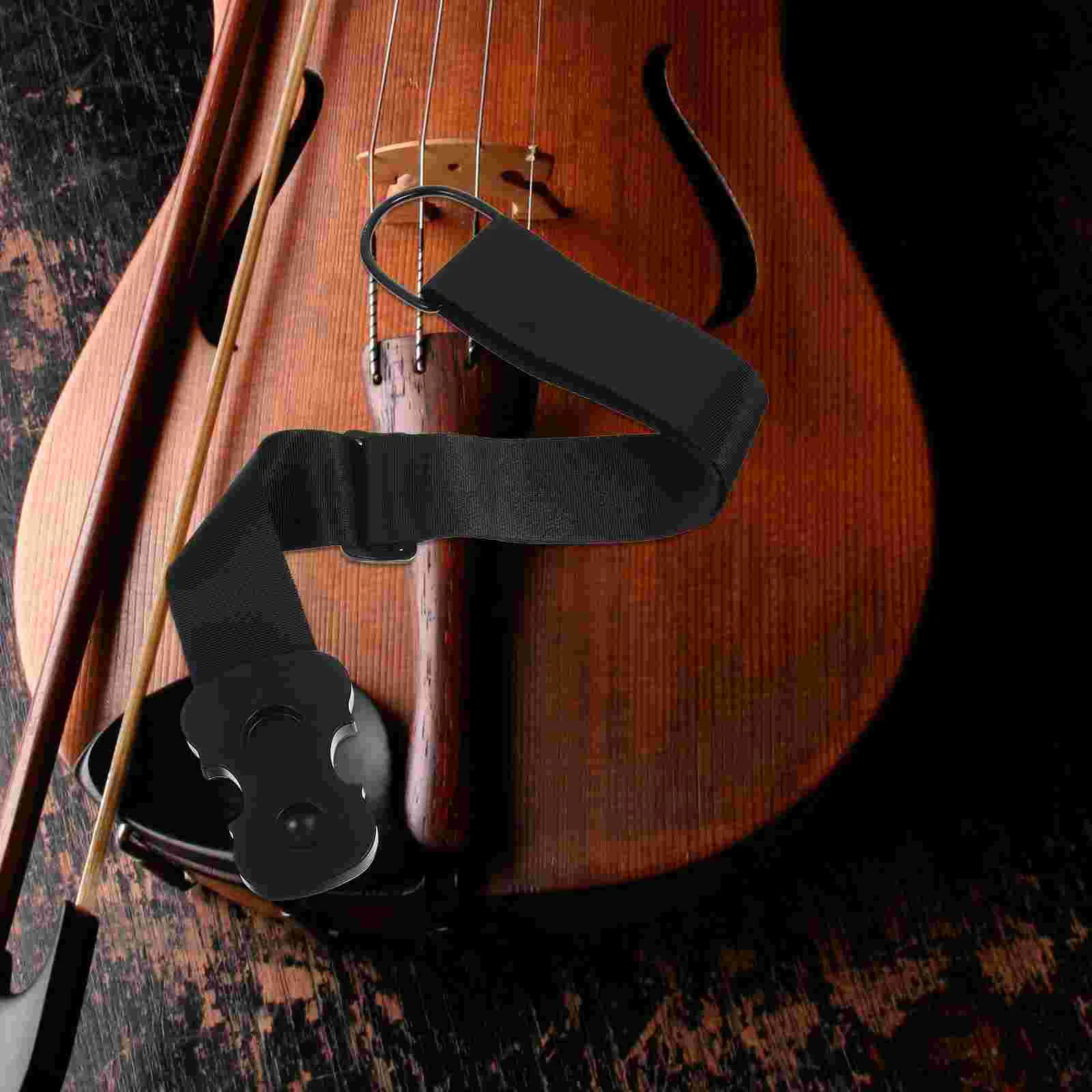 Estera antideslizante para guitarra acústica, Protector de soporte de pasador de extremo de violonchelo, tapón antideslizante de apoyo de Metal, color negro