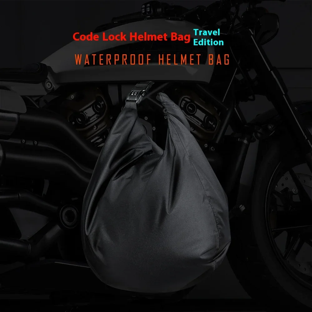 Portable Waterproof Motorcycles Bag Large Capacity Password Lock Anti-Theft Luggage Storage Bag Cycling Bicycle Accessories
