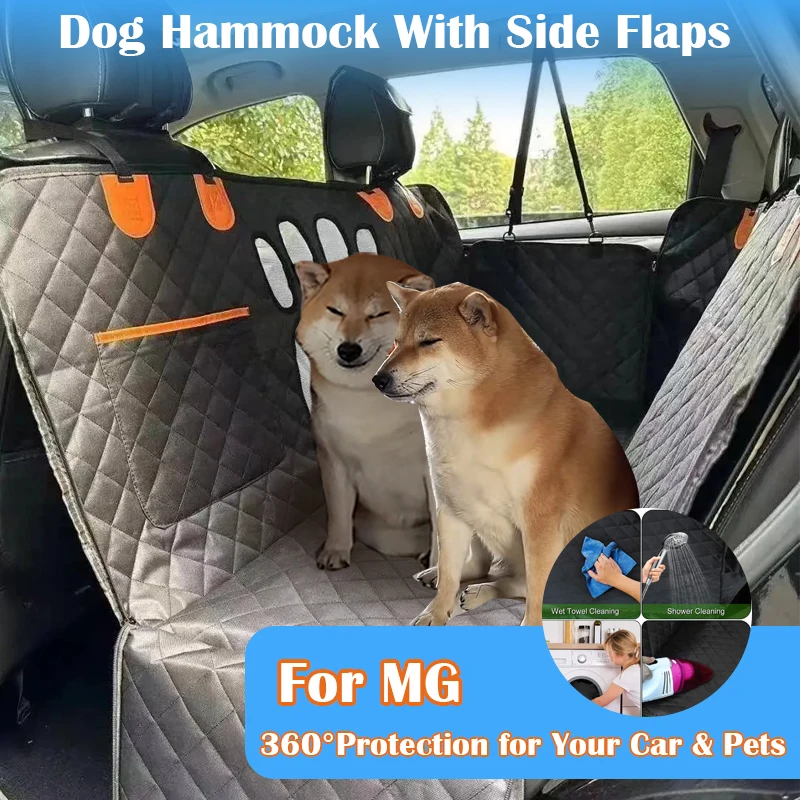 

For MG 4 MG4 EV Electric EH32 Mulan 2022-2025 Dog Seat Cover for Back Seat 100% Waterproof Dog Car Seat Covers with Mesh Window