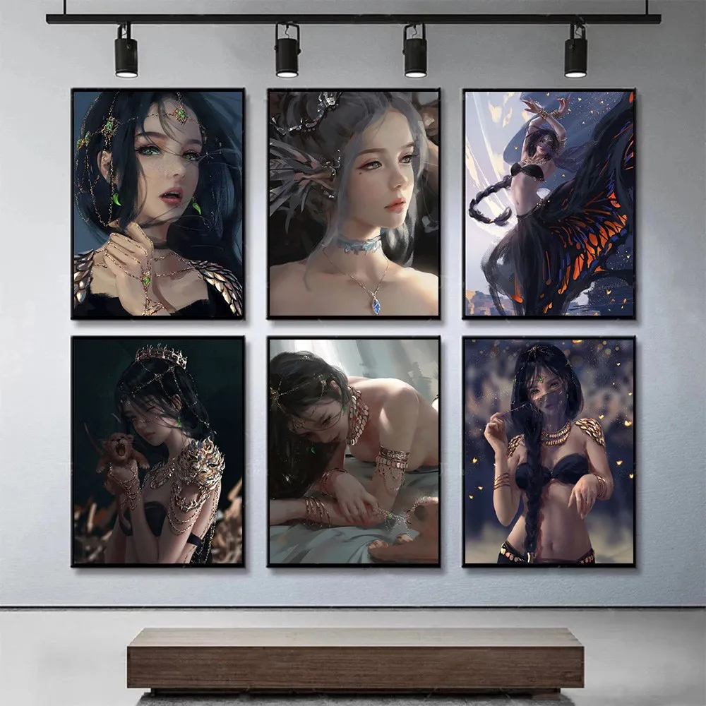 DIY Diamond Paintings Ghost Knife Picture Book Sexy Woman Portrait Embroidery Mosaic Kit Craft Home Decor Nieuwe Collectie 2023