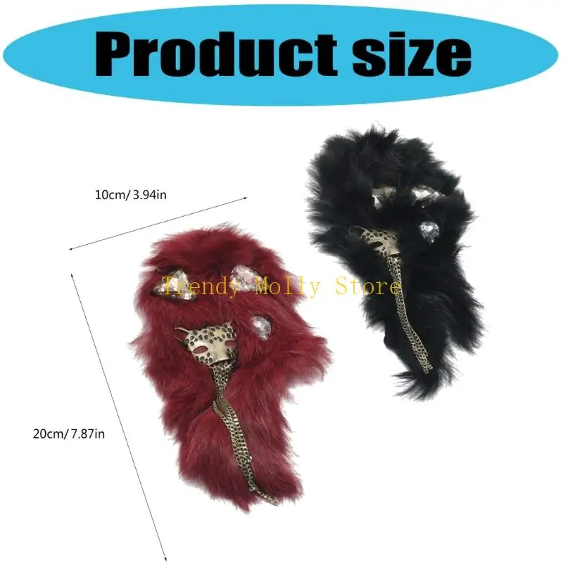 N5KB 1pair Beads Tassels Epaulet Tassels Chain Fashion Ethnic Styles Epaulettes Badge for Stage Performances and Ceremonies