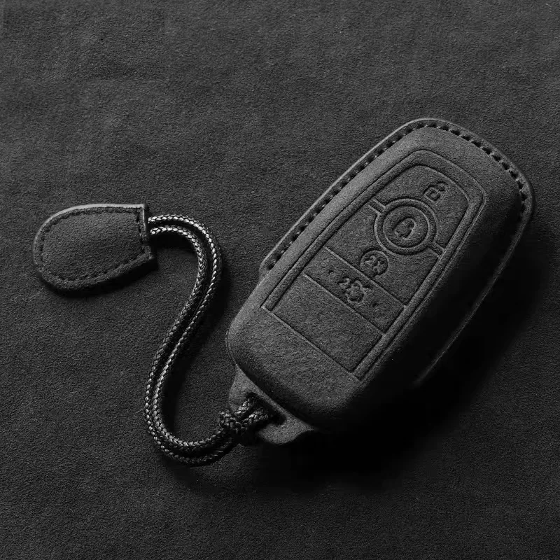 Protector de Control remoto para Ford Raptor F150, funda para llave de coche sin llave para Ford F-150 RAPTOR, funda de cuero, accesorios para coche