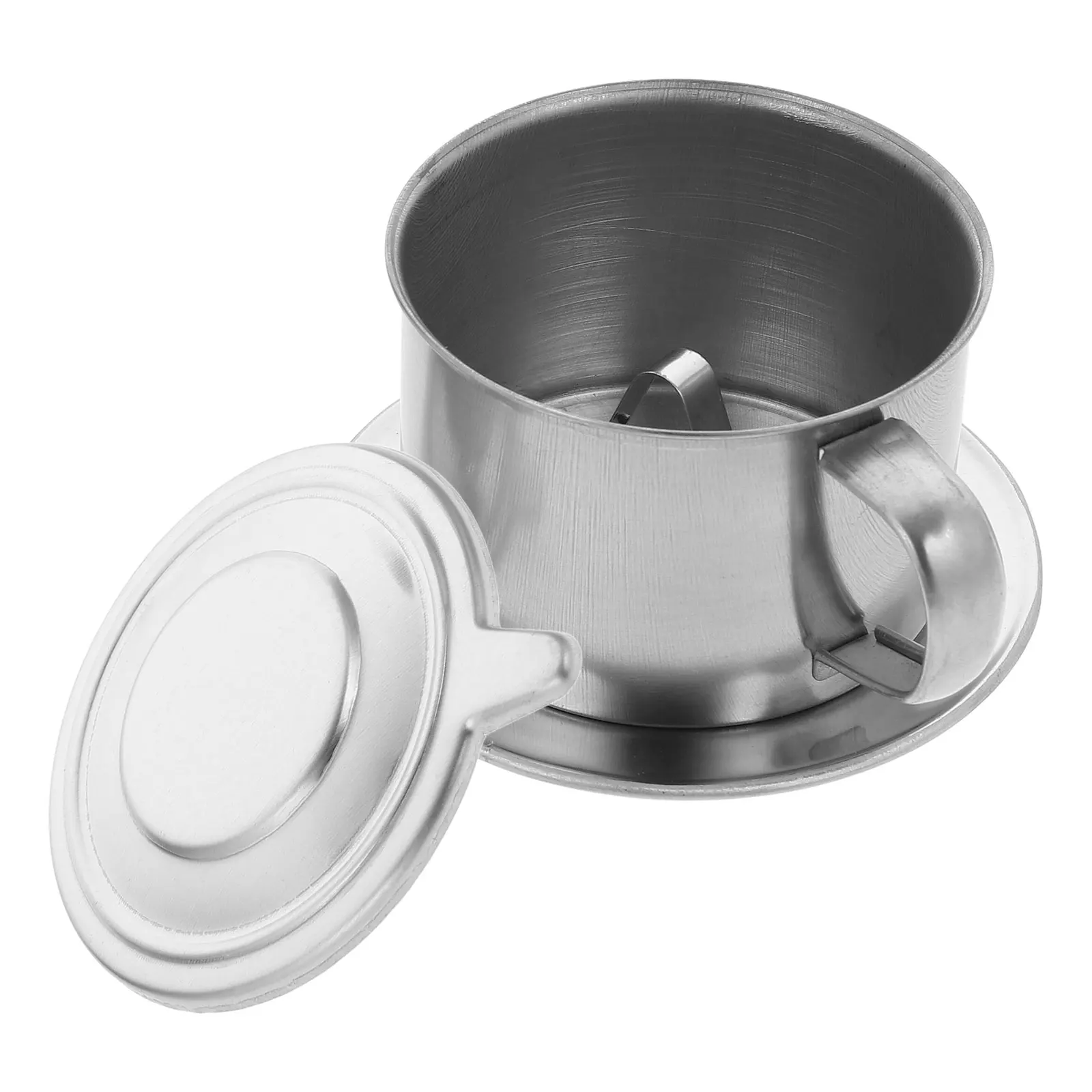 

Vietnamese Pot Stainless Steel Dripper Filter Reusable Home Office Brewer Outdoor Coffee Maker Traditional Coffee Brewers