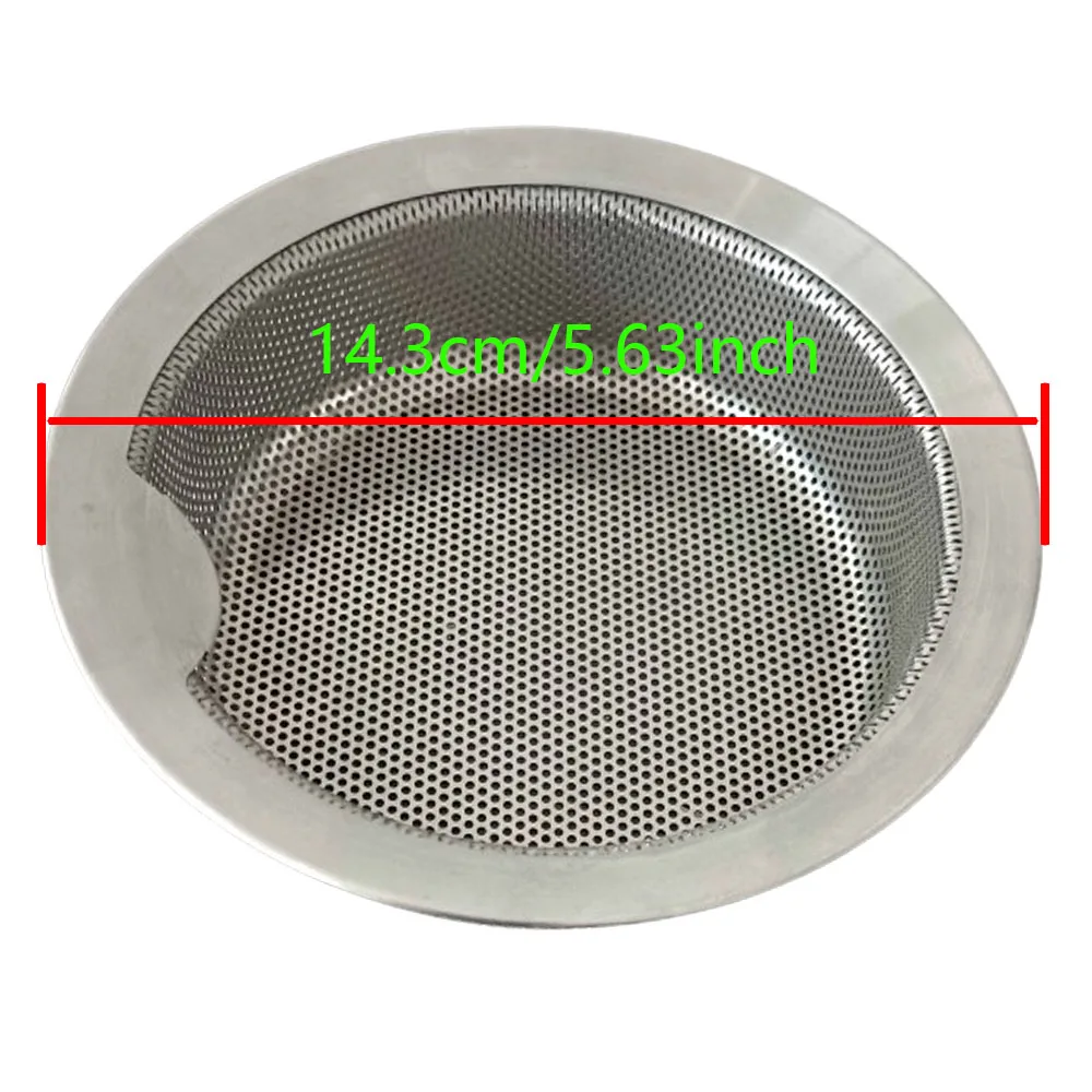 14.3cm Kitchen sink Basket 304 Stainless Steel sink filter Kitchen sink sieve sink plug sink drain filter for Korea Sink