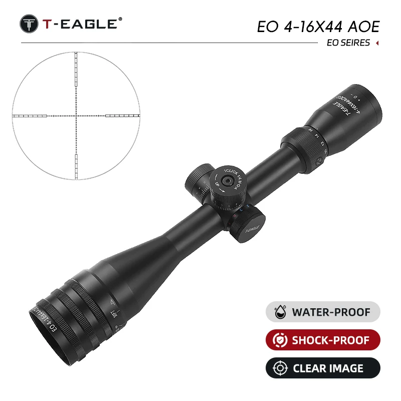 

T-EAGLE Optics EO 4-16X44AOEhk Rifle Scope Airsoft Tactical Riflescope Outdoor Sport Hunting Shooting Air Gun Sight Red Green