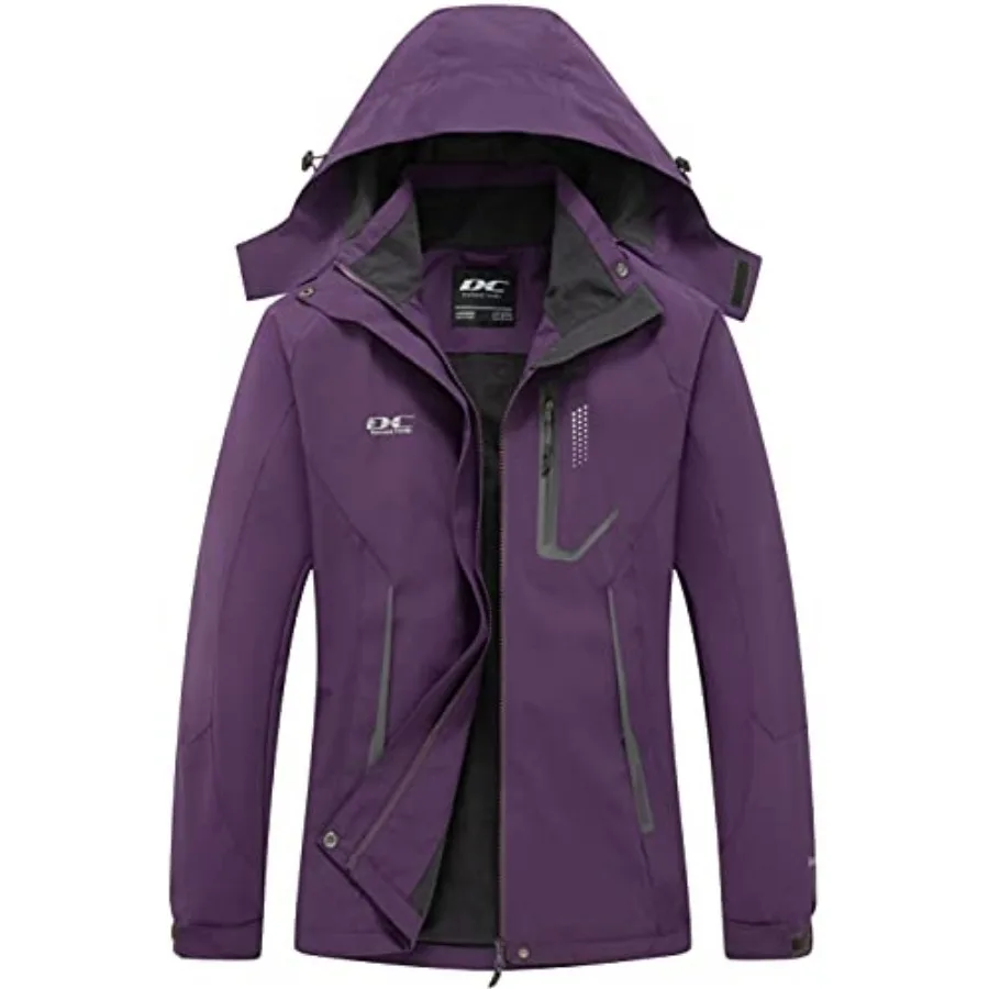 

Women's Lightweight Waterproof Rain Jacket with Hood for Hiking, Travel and Rainy Days
