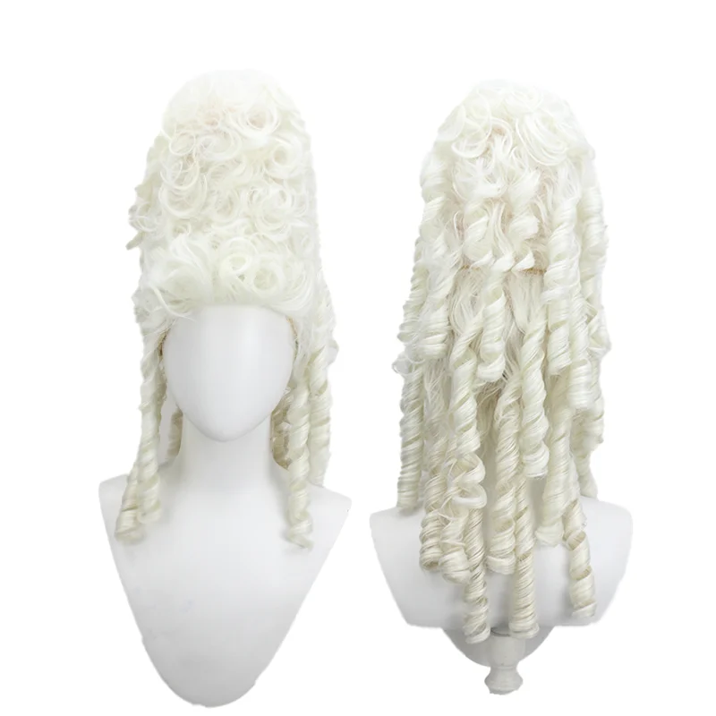 

Женский светлый золотистый вьющийся высокий женский парик в стиле ретро для выступлений на сцене