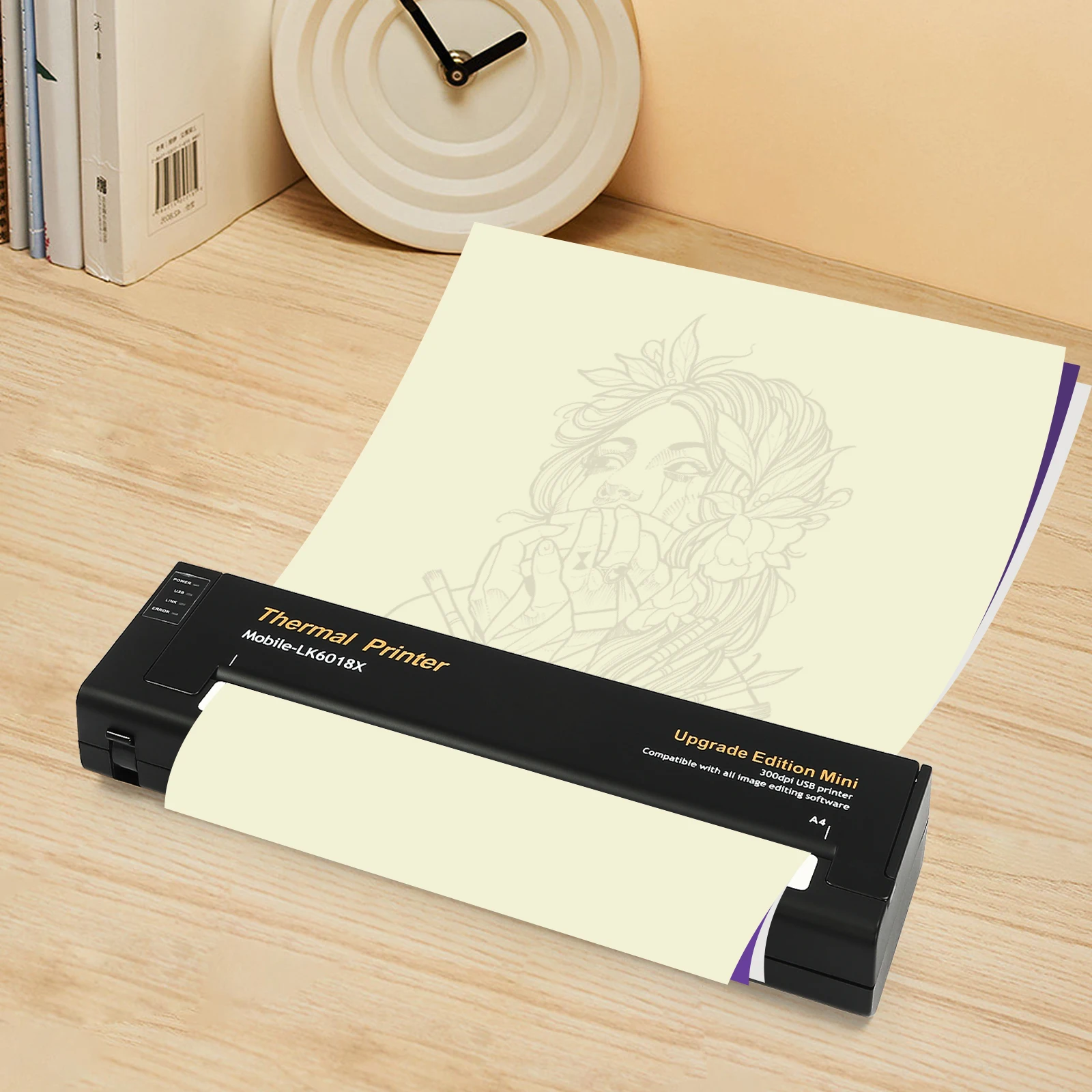 Dc 24v-3a Portable Transfer Printing Machine，thermal Printer, Portable Printer, Transfer Machine