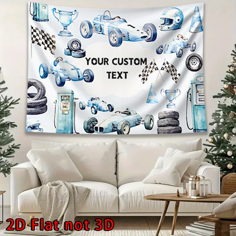 لافتة مسطحة ثنائية الأبعاد، قطعة واحدة من تخصيص الاسم الشخصي - نص قابل للتحرير، لمختلف المناسبات الحفلات، لافتة بوليستر مقاس 90.5 × 70.8 بوصة #1