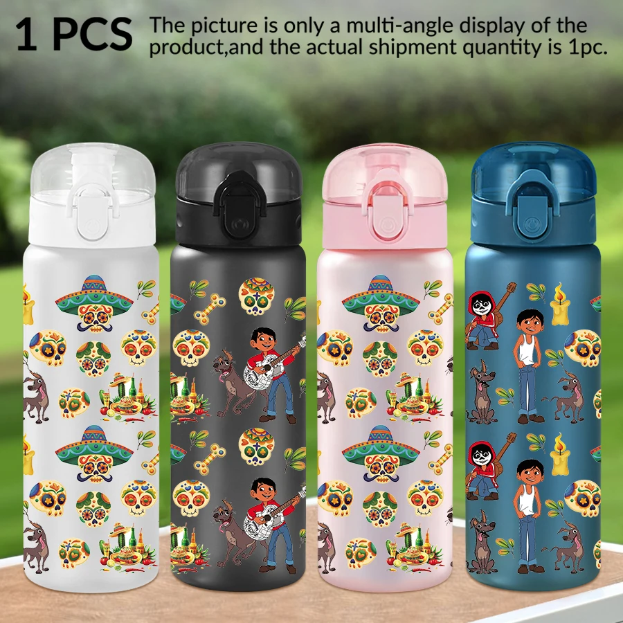 قطعة واحدة من زجاجة مياه ديزني، بيكسار، نمط الكاكاو 26 أونصة، كوب ماء رياضي خارجي هدية عيد ميلاد/العودة إلى المدرسة