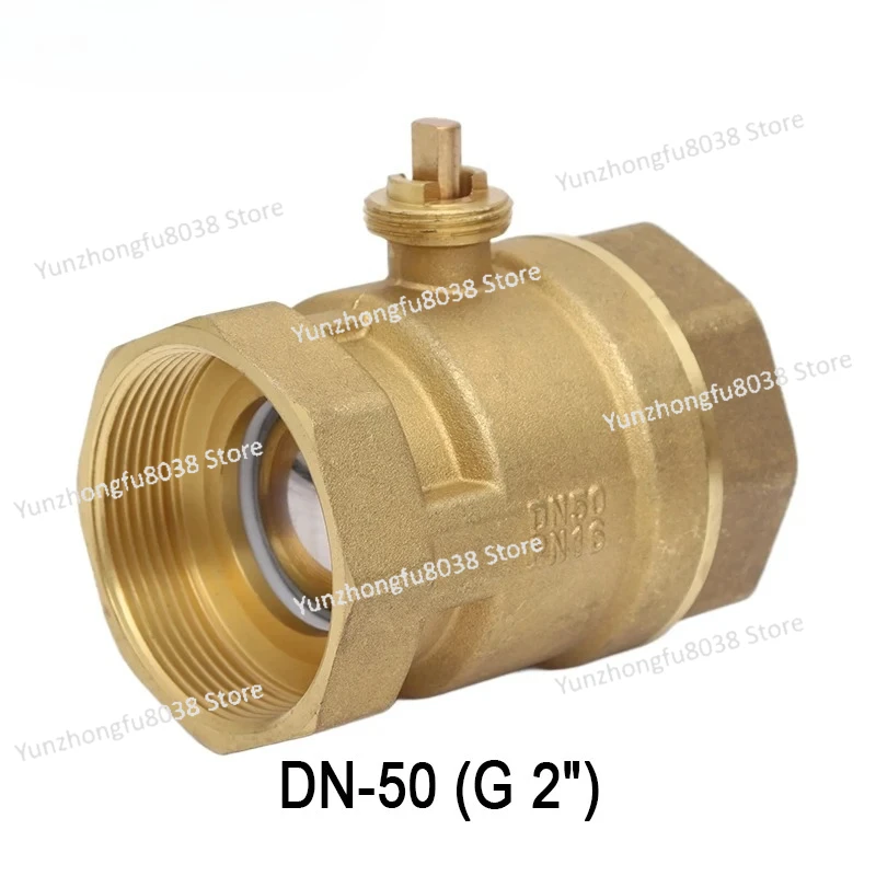 

DN50 Brass 2 Way G Thread Motorized Ball Valve Body 2"
