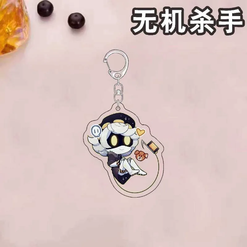 Anime KeyChain Women Murder Drones Key Chain for Men Uzi Doorman Key Ring N Acrylic Car Keyring V Pendant Cosplay Girls Gift