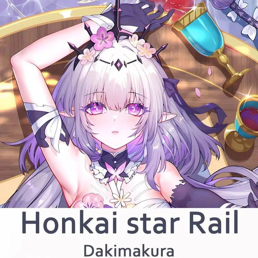 

Castorice Honkai Star Rail наволочка для тела Dakimakura 2WAY петля аниме подушка отаку рождественские подарки
