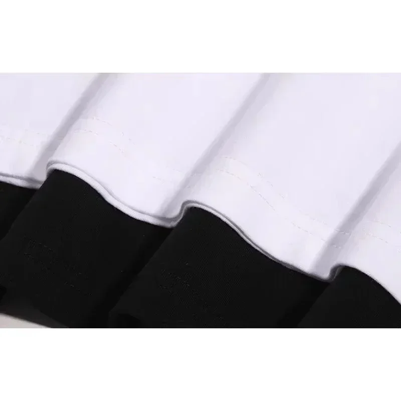 2025 موضة جديدة Pok É Mon الرجال والنساء تي شيرت بيكاتشو الكرتون تي شيرت غير رسمي تي شيرتات قصيرة الاكمام الجولة الرقبة الشارع العلوي