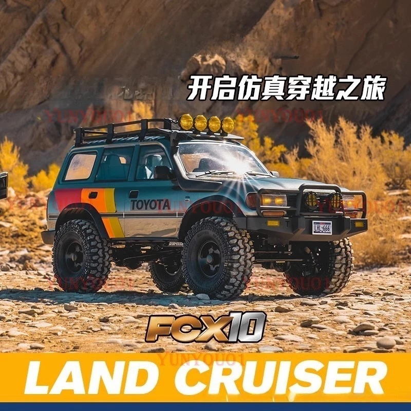 FMS 1/10 FCX Toyota LC80 Simulation Official Authorized Off-Road Climbing Vehicle with High and Low Speed Remote